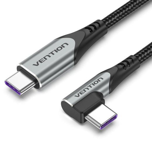 KAABEL USB-C TO USB-C R.ANGLE/1M HALL TAKHF VENTION