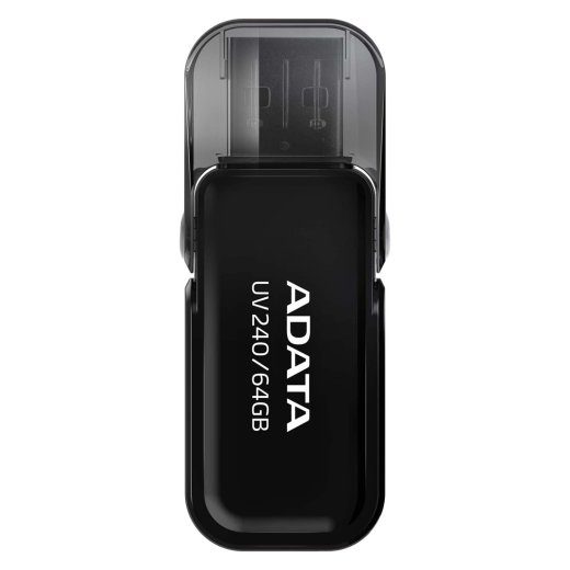 ADATA UV240 64GB USB-mälupulk, must