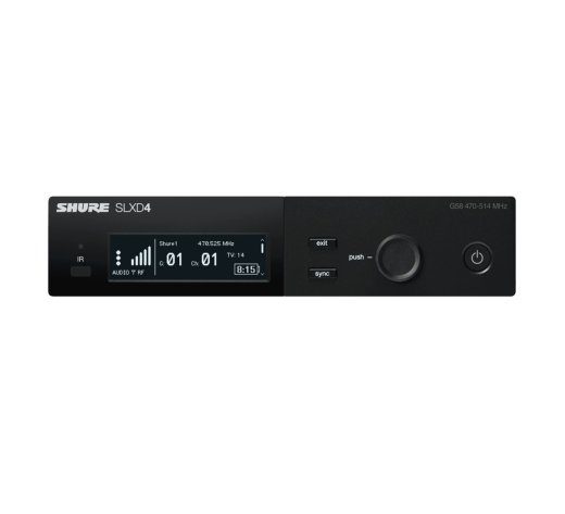 Shure SLXD4E-G59 stacionarus belaidis mikrofono imtuvas