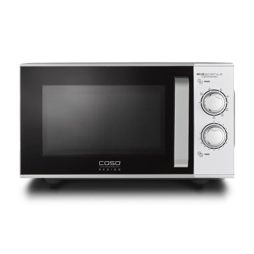 Caso Ceramic Microwave Oven with Grill MG 25 Ecostyle Free standing 900 W 25 L Grill Silver
