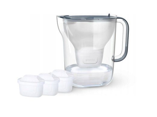 Brita Style ESSENTIAL XL Tumesinine Veefiltrinõu + 3 x MX Pro Pure Performance Filtrit