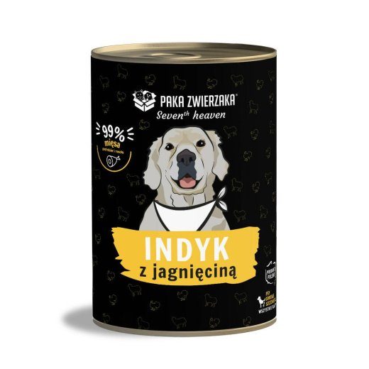 PAKA ZWIERZAKA Seventh Heaven Türgi lambaga - märg koeratoit - 400g