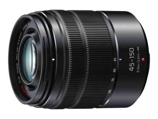 Panasonic Lumix H-FS45150 Telefoto Zoom Objektiiv, Must