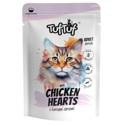 TUF TUF kana südamega - märgkassitoit - 100g