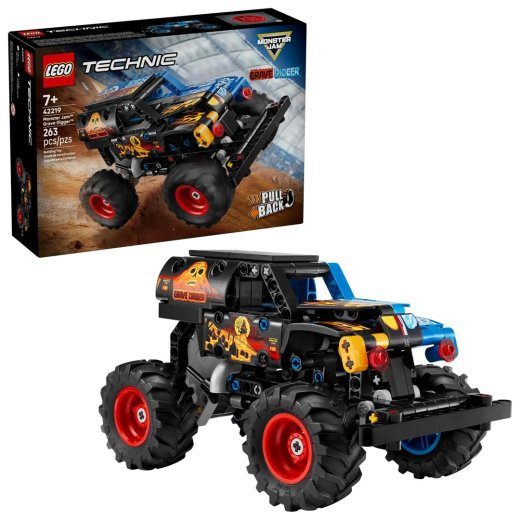 LEGO TECHNIC 42219 Monster Jam Grave Digger Tuli ja jää