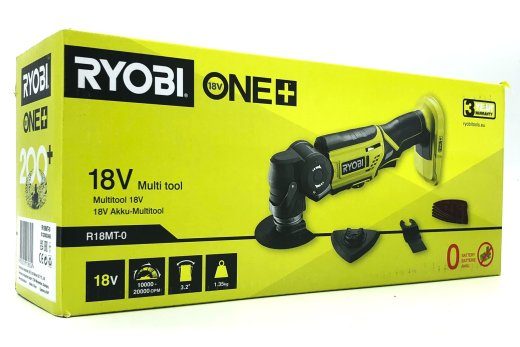 Ryobi One+ R18MT-0 multilõikur 18V aku ja laadija ei kuulu komplekti