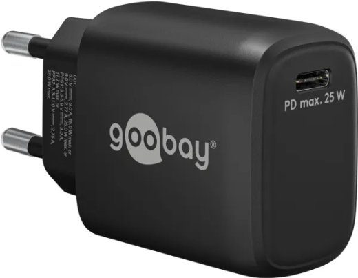 Goobay USB-C 25Watt PD 3.0 toiteadapter