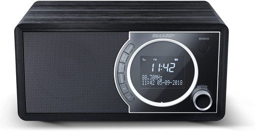 Sharp DR-450(BK) Digiraadio, FM/DAB/DAB+, Bluetooth 4.2, Alarm funktsioon, Kesksinine must Sharp Digiraadio DR-450(BK) Bluetooth Kesksinine must