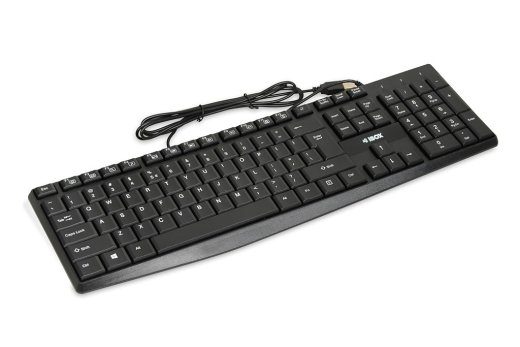 iBox IKC2010B kodune USB QWERTY inglise must klaviatuur
