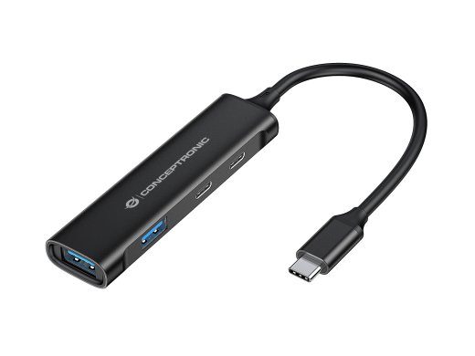 Conceptronic USB 3.2 Gen 1 (3.1 Gen 1) Type-C 5000 Mbit/s Interface Hub Must