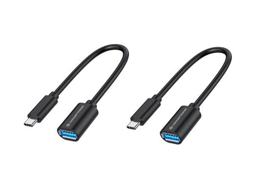 Conceptronic ABBY11B USB-C kuni USB-A 0.2m kaabel, must
