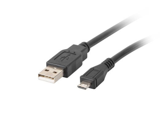 Lanberg USB Micro (M) USB-A (M) 2.0 kaabel CA-USBM-10CC-0018-BK
