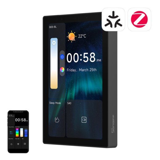 SONOFF NSPanel Pro 120 nutikas juhtpaneel Matter WiFi/Bluetooth/ZigBee (must)