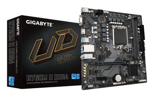 Gigabyte B760M H DDR4 Micro-ATX LGA1700 socket Intel B760