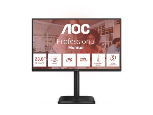 AOC 24E4U 24 IPS Full HD 1920 x 1080 VGA HDMI DisplayPort 120Hz