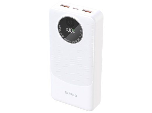 Dudao K12Pro powerbank 20000mAh 22.5 Watt valge