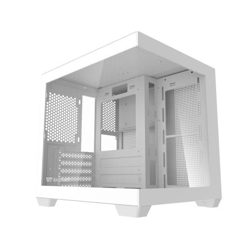 Darkflash C275P arvutikorpuse ventilaatoriteta (Valge)