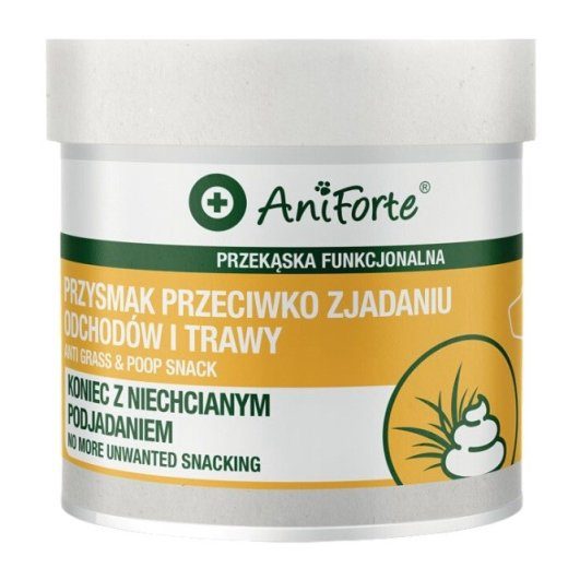 ANIFORTE Anti grass & poop snack - koera närimisvahend - 50g