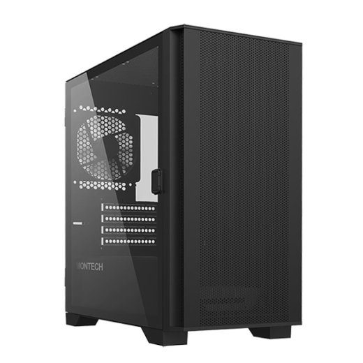 Korpuse MONTECH AIR 100 LITE MidiTower Mitte kaasas MicroATX MiniITX Värvus Must AIR100LITE(B)