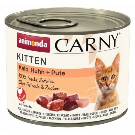 ANIMONDA Carny Kitten Vasikaliha, kana, kalkun - märgkassitoit - 200g