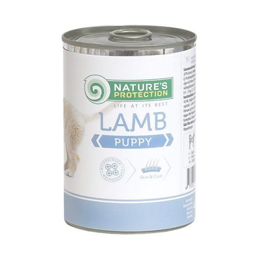 NATURE'S PROTECTION Puppy Lamb - märg toortoit kutsikatele - 400 g
