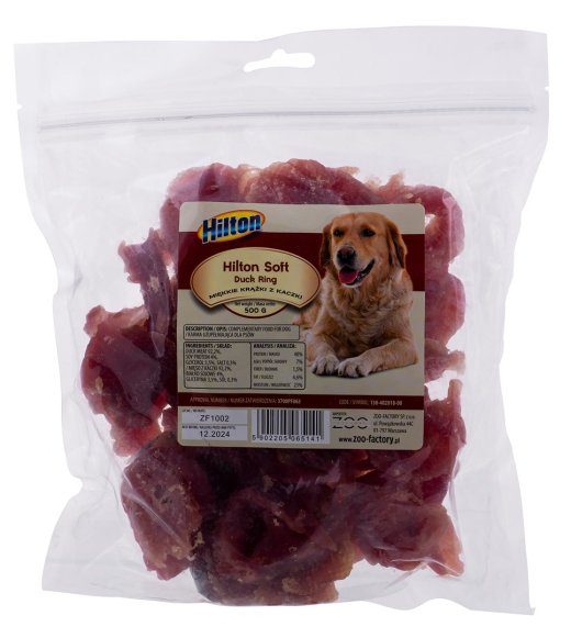HILTON Pehmed hanirõngad - Koera närimisvahend - 500 g