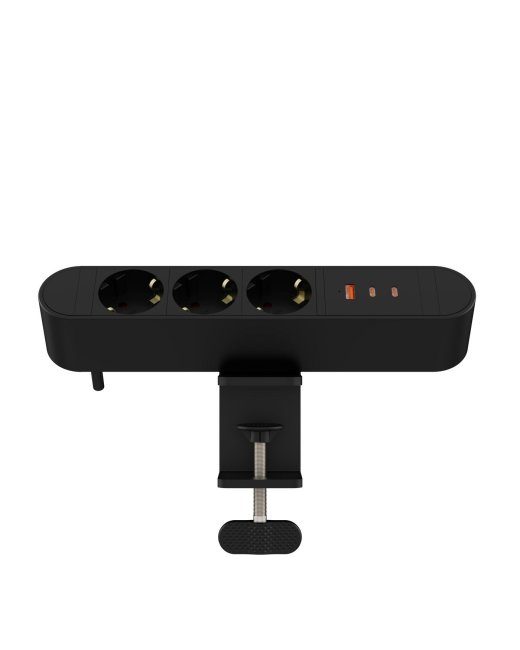 Daugikalbis darbinis elektros lizdas 3 būdai Schuko, 1 x USB-A, 2 x