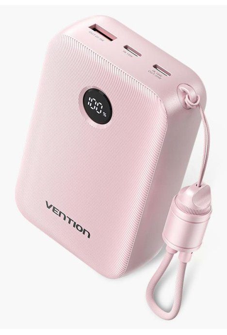 VÕIMUPANK USB 20000MAH 22.5W/PINK FKBP0-C VENTION
