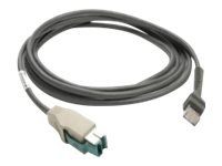 2.13m must Zebra USB-kaabel