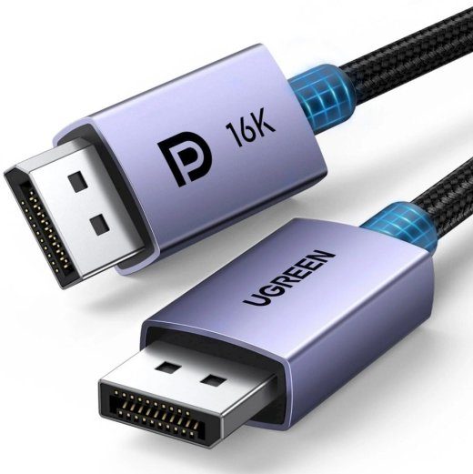 UGREEN DP131 Kaabel DisplayPort DP-DP 2.1 16K@60Hz 1m 80Gbps