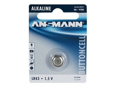 Ansmann LR43 nupuraku patareid