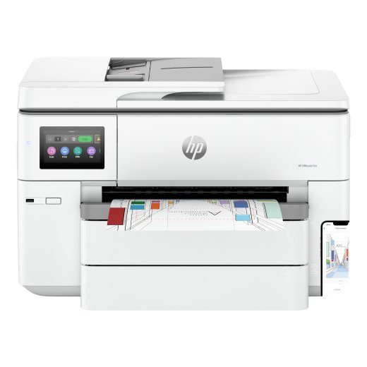 HP Officejet Pro 9730e Plataus formato All-in-One MFP spalvotas rašalinis A3 18ppm Kopija 22ppm Spausdinimas 250 lapų USB LAN Wi-Fi Bluetooth