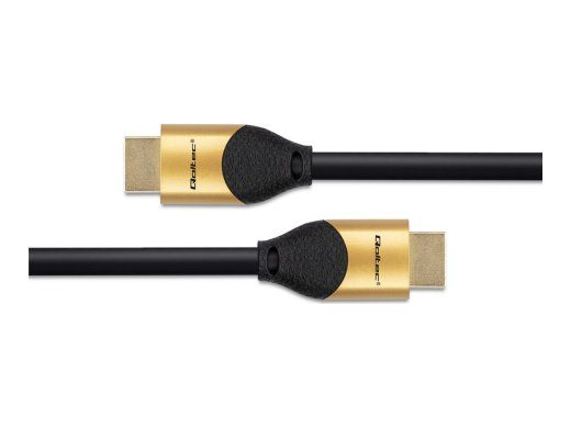 Qoltec GOLD HDMI Kaabel Ethernetiga 5m Must Kuld