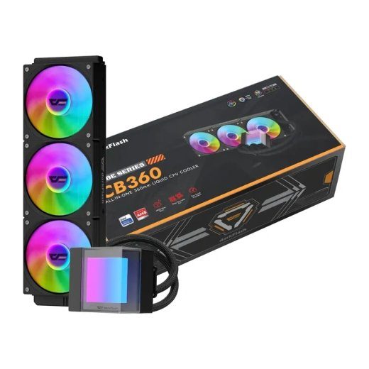 DarkFlash CB360 Veega Jahutatud CPU Külmik (Must)