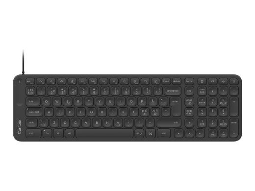 Contour Balance Nordic Juhtmega Klaviatuur