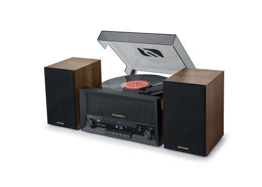 Muse Turntable Micro System MT-120MB Drawer-type CD door USB port AUX in