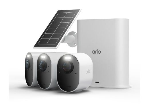 Arlo Ultra 3 3-kaameraga komplekt + päikesepaneel võrgu turvakaamera väljas 3840x2160