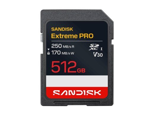 SanDisk Extreme Pro SDXC 512GB 250MB/s
