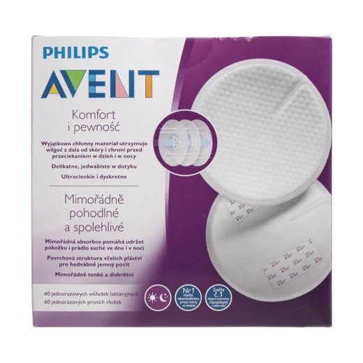 Philips Avent SCF254/61 ühekordsed rinnapidemed 60tk.