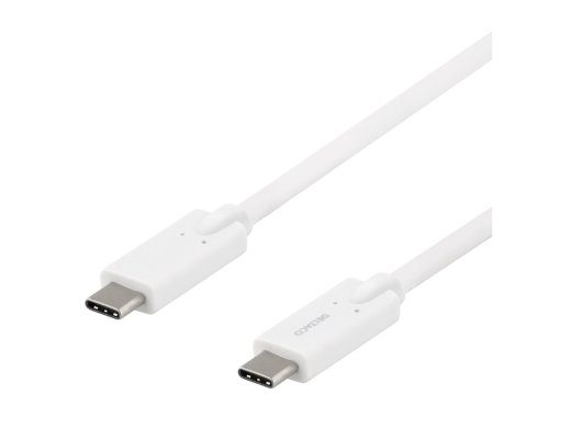 DELTACO USB Type-C Kaabel 2m Valge