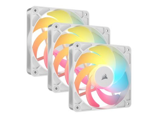 CORSAIR RS120-R Ventilator 3-pack Valge 120 mm