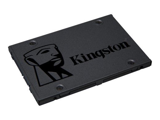 Kingston A400 240 SSD kuju 2.5" Tahkisketase liides SATA Lugemiskiirus 500 MB/s Kirjutamiskiirus 350 MB/s