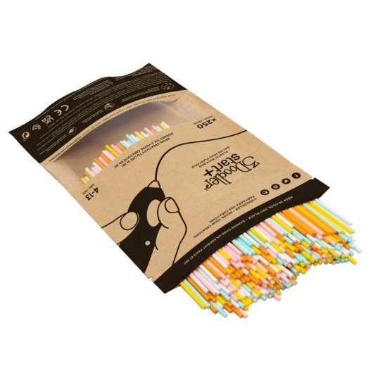 3Doodler Start Eco Plast Fire and Ice Segapakett 250 Komposteeruv plast Oranž, Turquoise, Valge, Kollane 1 g