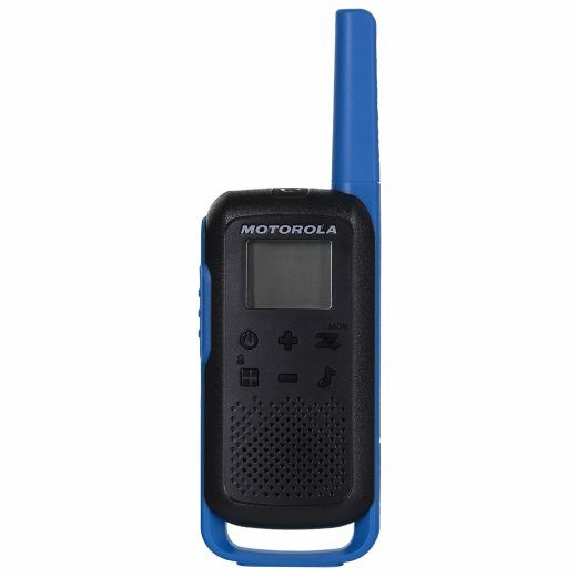 Motorola TALKABOUT T62 kahepoolne raadio, 16 kanalit, 12500 MHz, Must ja Sinine