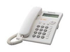 Panasonic KX-TSC11PDW juhtmega telefon LCD-ekraaniga
