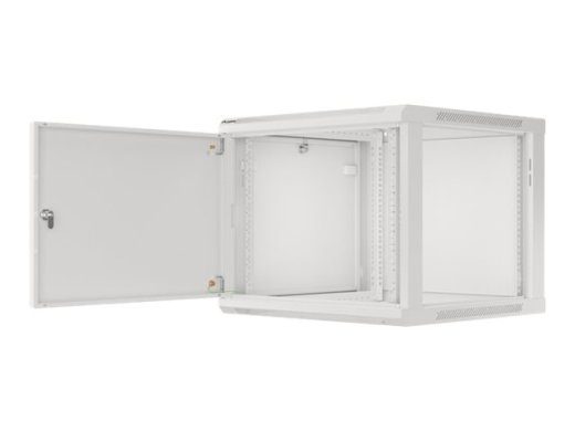 Langbergi rackkabinett 19'' seinaküljele paigaldatav 9U/600x600 (korvpakk) enesemonteerimiseks metallist uksega WF01-6609-00S hall