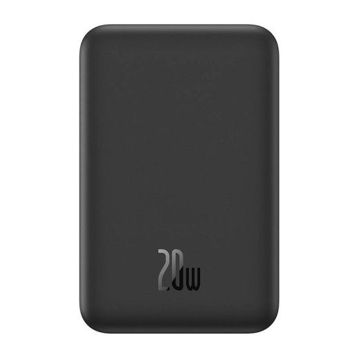 Magnetiline Minivõimupank Baseus 5000mAh, USB-C 20W (must)