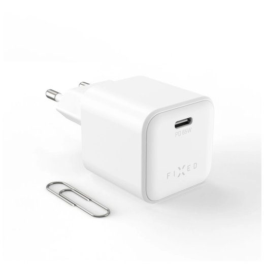 Fixed Mini GaN toiteadapter USB-C väljundiga ja PD toega, 65W