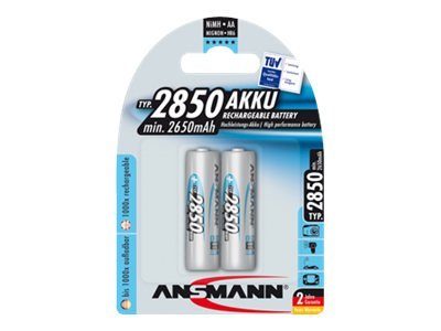 Ansmang įkraunamos Mignon AA baterijos, 2850mAh