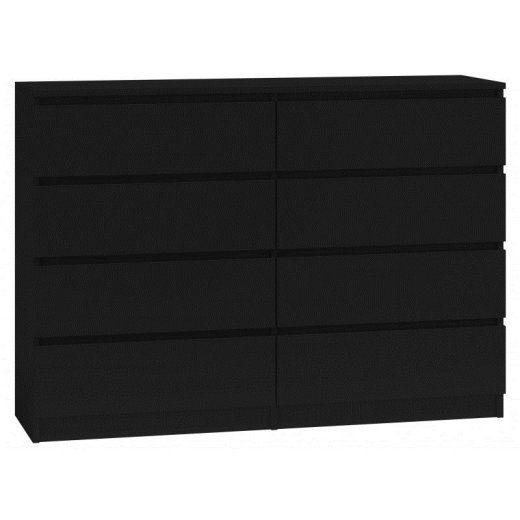 Topeshop M8 140 CZERŃ kommod